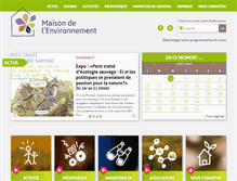 Tablet Screenshot of maison-environnement.fr